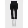 Укорочені чорні джинси skinny fit