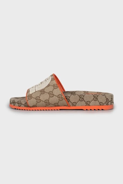 Шльопанці by The North Face x Gucci