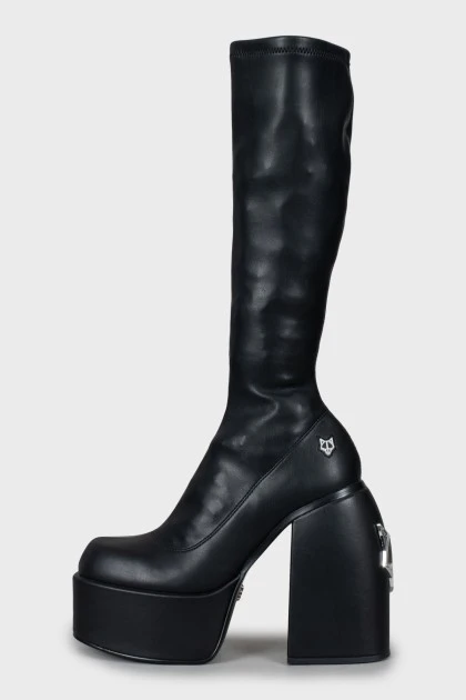 Сапоги Spice Black Stretch