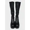 Сапоги Spice Black Stretch