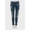 Сині джинси boyfriend cut fit