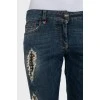 Сині джинси boyfriend cut fit