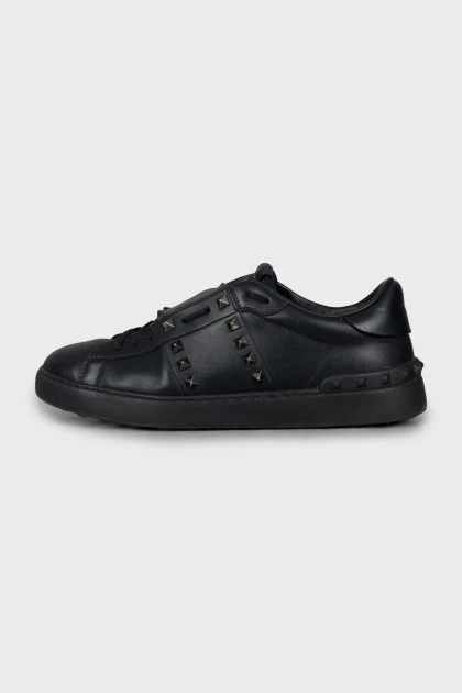 Кеды из кожи Rockstud