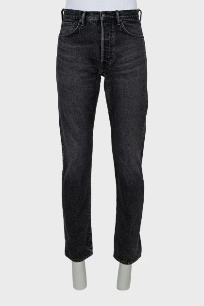 Джинси на високій талії straight fit