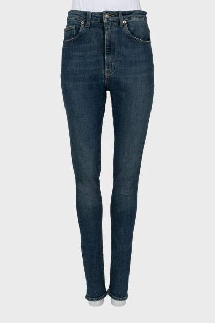 Джинси skinny fit на середній талії