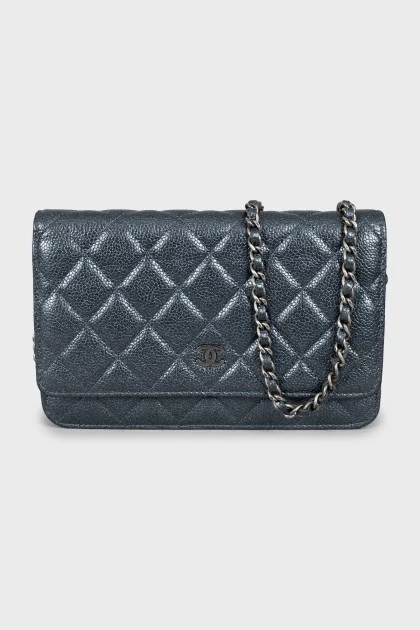 Шкіряна міні-сумка Wallet on Chain