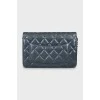 Шкіряна міні-сумка Wallet on Chain