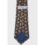 Краватка з принтом жовті слони