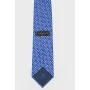 Блакитна краватка в абстрактний принт