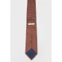 Помаранчева краватка в дрібний принт