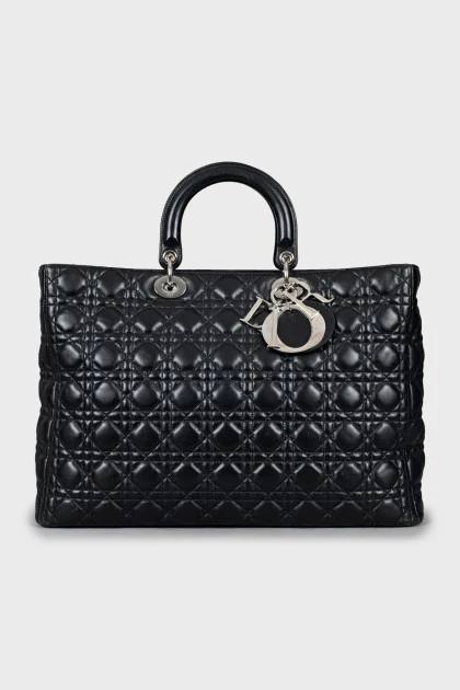 Чорна сумка Lady Dior