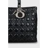 Чорна сумка Lady Dior