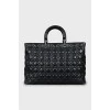 Чорна сумка Lady Dior