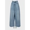 Джинси baggy fit з необробленим краєм