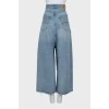 Джинси baggy fit з необробленим краєм