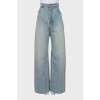 Джинси baggy fit блакитного кольору