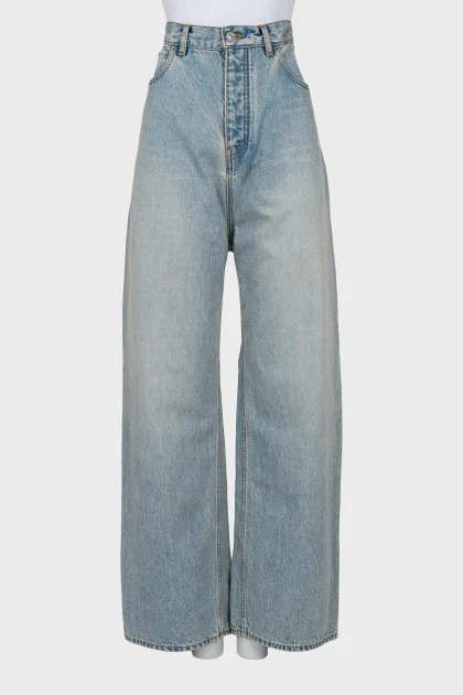 Джинси baggy fit блакитного кольору