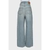 Джинси baggy fit блакитного кольору