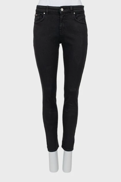Джинси skinny fit чорного кольору