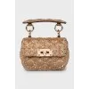 Золотиста сумка Rockstud Spike