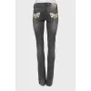 Сірі джинси skinny fit з биркою