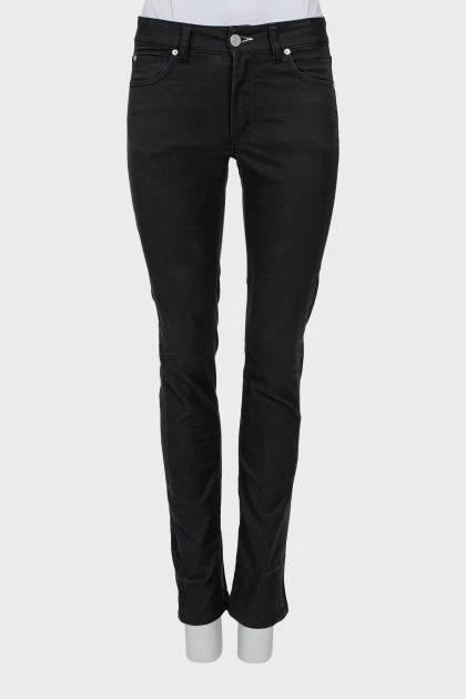 Джинси slim fit чорного кольору