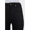 Чорні джинси skinny fit на середній посадці