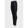 Чорні джинси skinny fit на середній посадці
