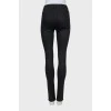 Чорні джинси skinny fit на середній посадці
