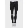 Джинси skinny fit декоровані вишивкою