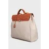 Сумка из текстиля и кожи Herbag