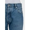Чоловічі голубі джинси straight fit