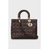 Шкіряна сумка Lady Dior