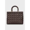 Шкіряна сумка Lady Dior
