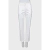 Білі штани straight fit