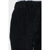 Вельветові штани straight fit