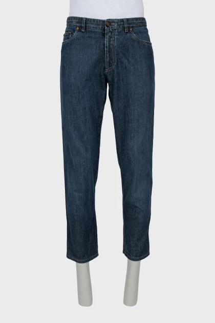 Чоловічі джинси сині slim fit