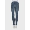 Сині джинси skinny fit на резинці