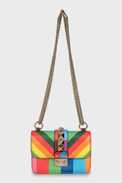 Сумка из кожи Rockstud Glam Lock