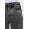 Джинси tapered fit сірого кольору