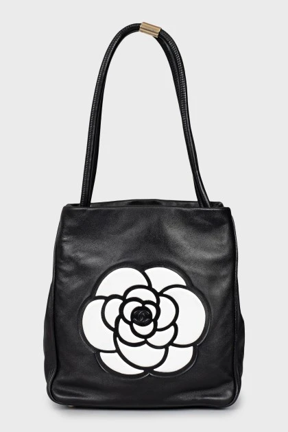 Шкіряна сумка Camellia