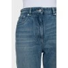 Джинси straight fit з биркою