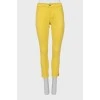 Жовті джинси skinny fit