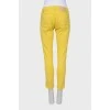 Жовті джинси skinny fit