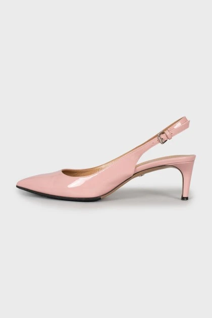 Рожеві туфлі kitten heel