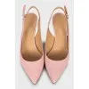 Рожеві туфлі kitten heel
