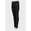 Чорні джинси tapered fit