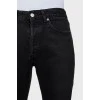 Чоловічі чорні джинси regular fit