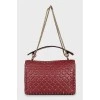 Червона сумка Rockstud Spike