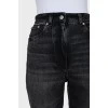 Джинсы straight fit черного цвета